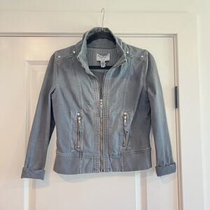 Marrakech Women's Full Zip Cotton Jacket Grey Size‎ Small
